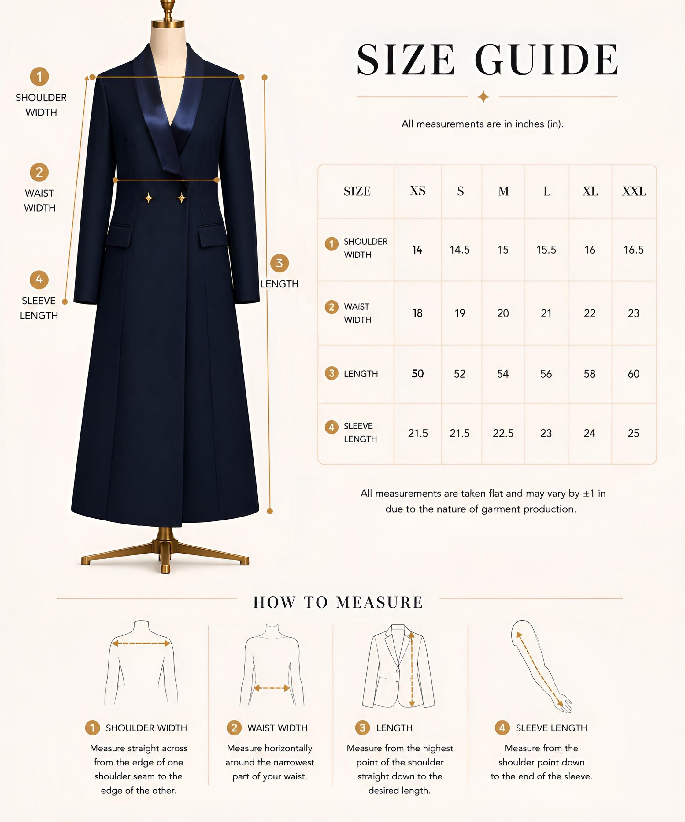 Midnight Gold Blazer